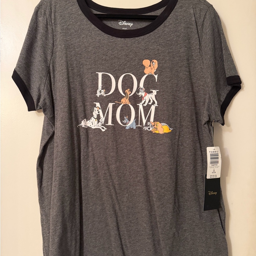 Torrid Disney Gray Dog Mom T-Shirt